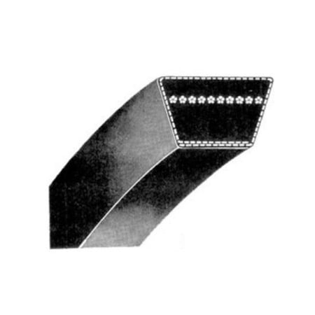 Aftermarket Made With ARAMID 5/8" x 121" Blue V-Belt (5/8" Top Width, 13/32" Deep) B118K